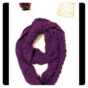 🔥 stylish  infinity scarf - purple 🔥